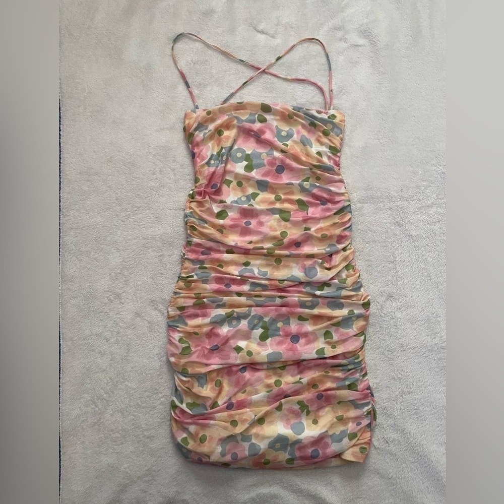 Princess Polly Women’s Multicolor Floral Mini Dress Size 6